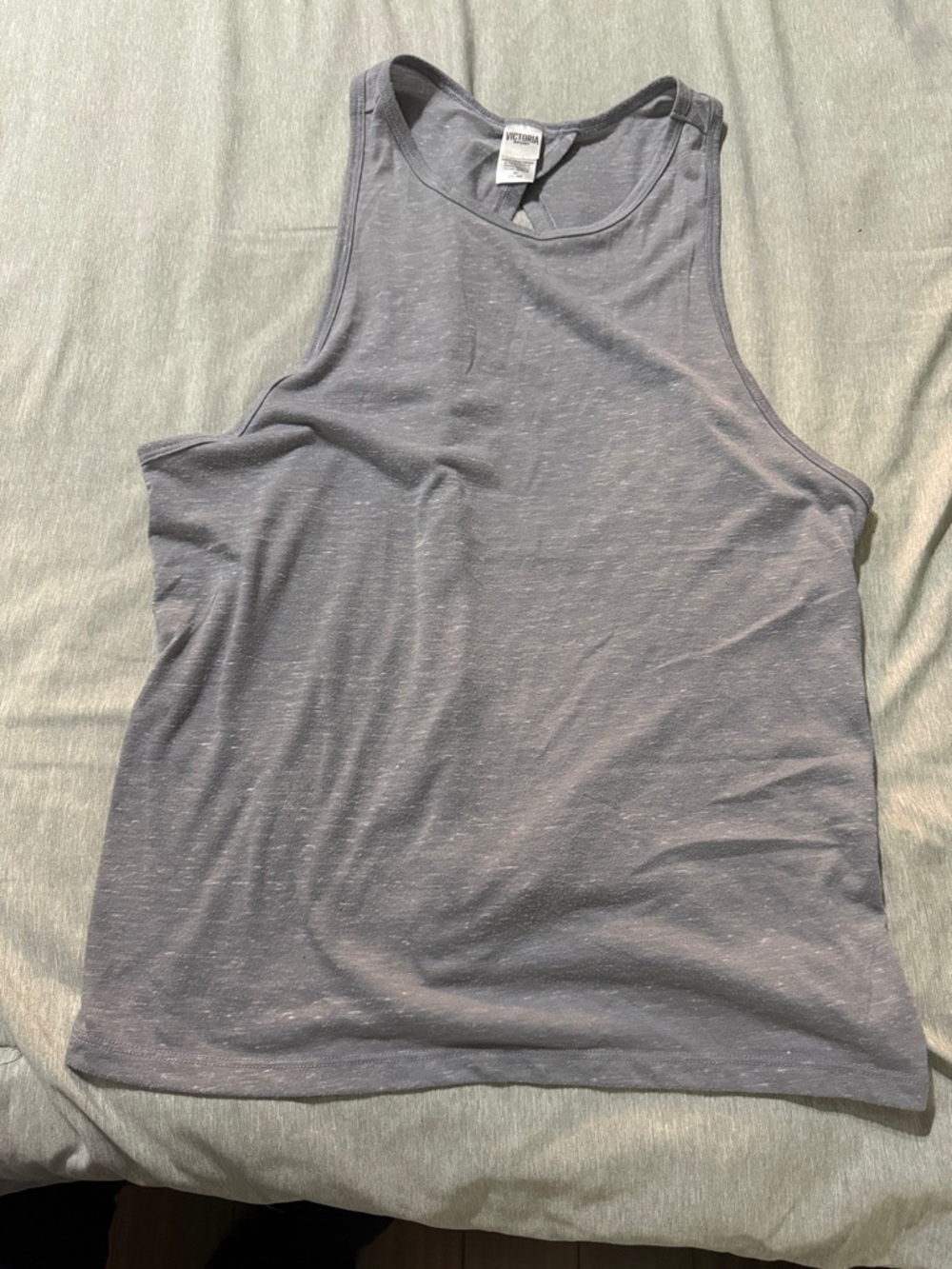 Victoria's Secret Gray Racerback Tank Top